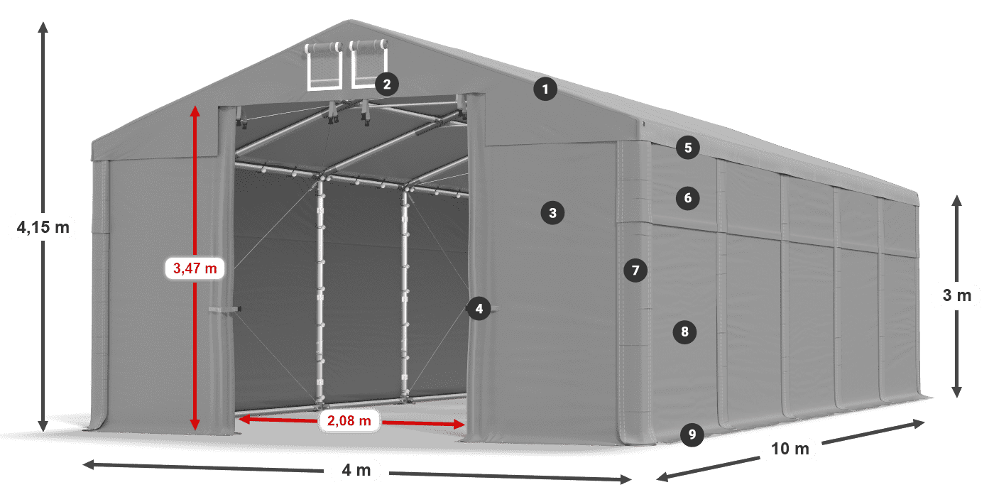 MFR 620 PVC legenda 3 m