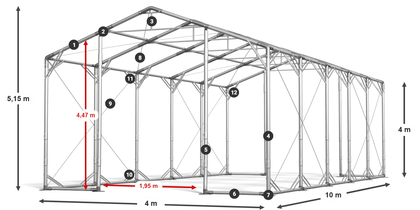 POLAR PLUS legenda 2,5m-4m