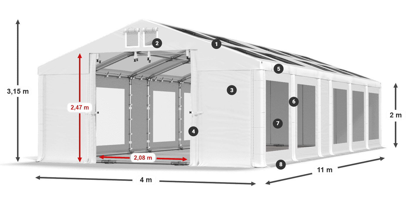 IMST 580 PVC legenda 2m