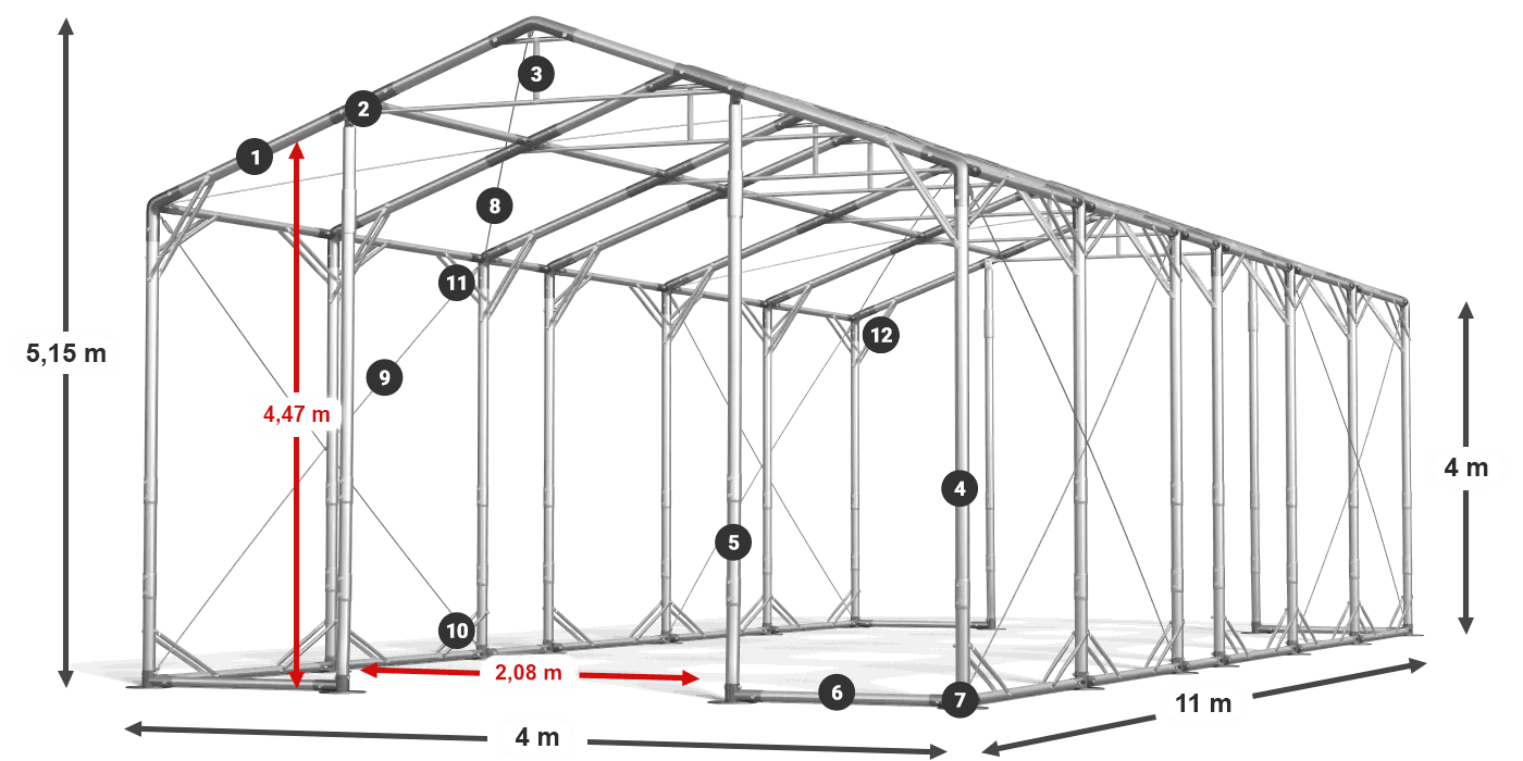POLAR PLUS legenda 2,5m-4m