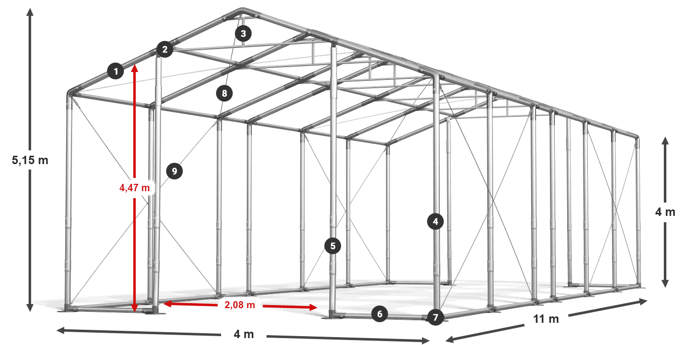 WINTER PLUS legenda 2,5m-4m
