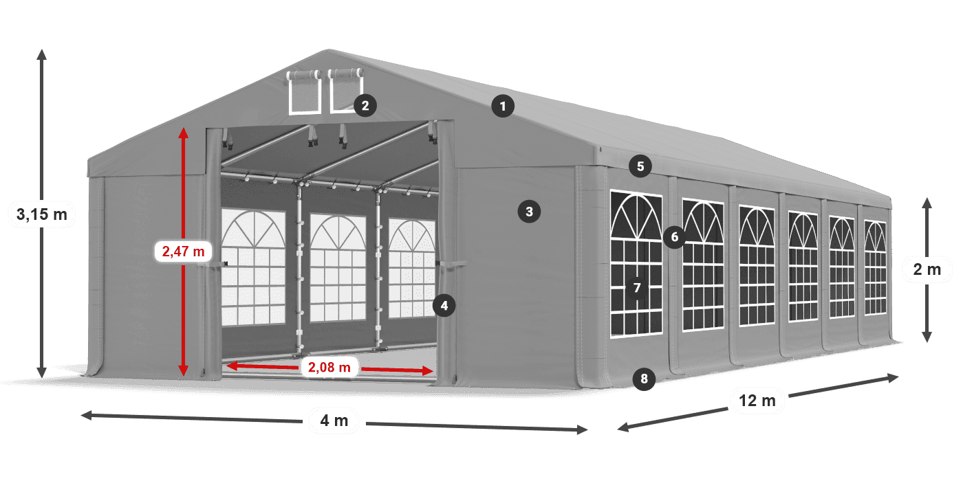 ISD 560 PVC legenda 2m