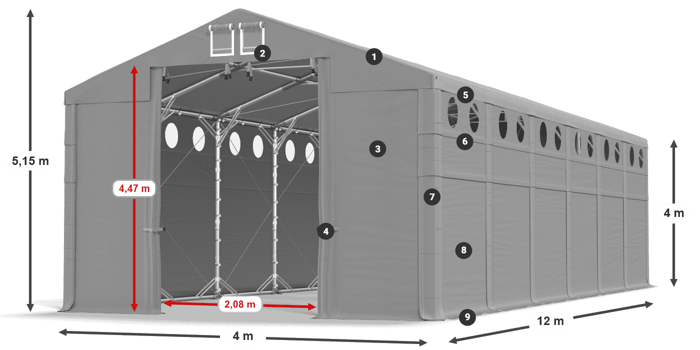MFRO 620 PVC legenda 4 m