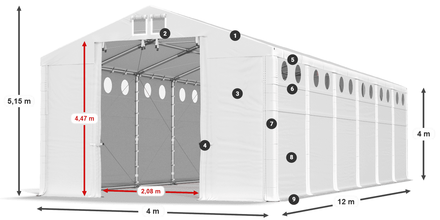 MFRO 620 PVC legenda 4 m