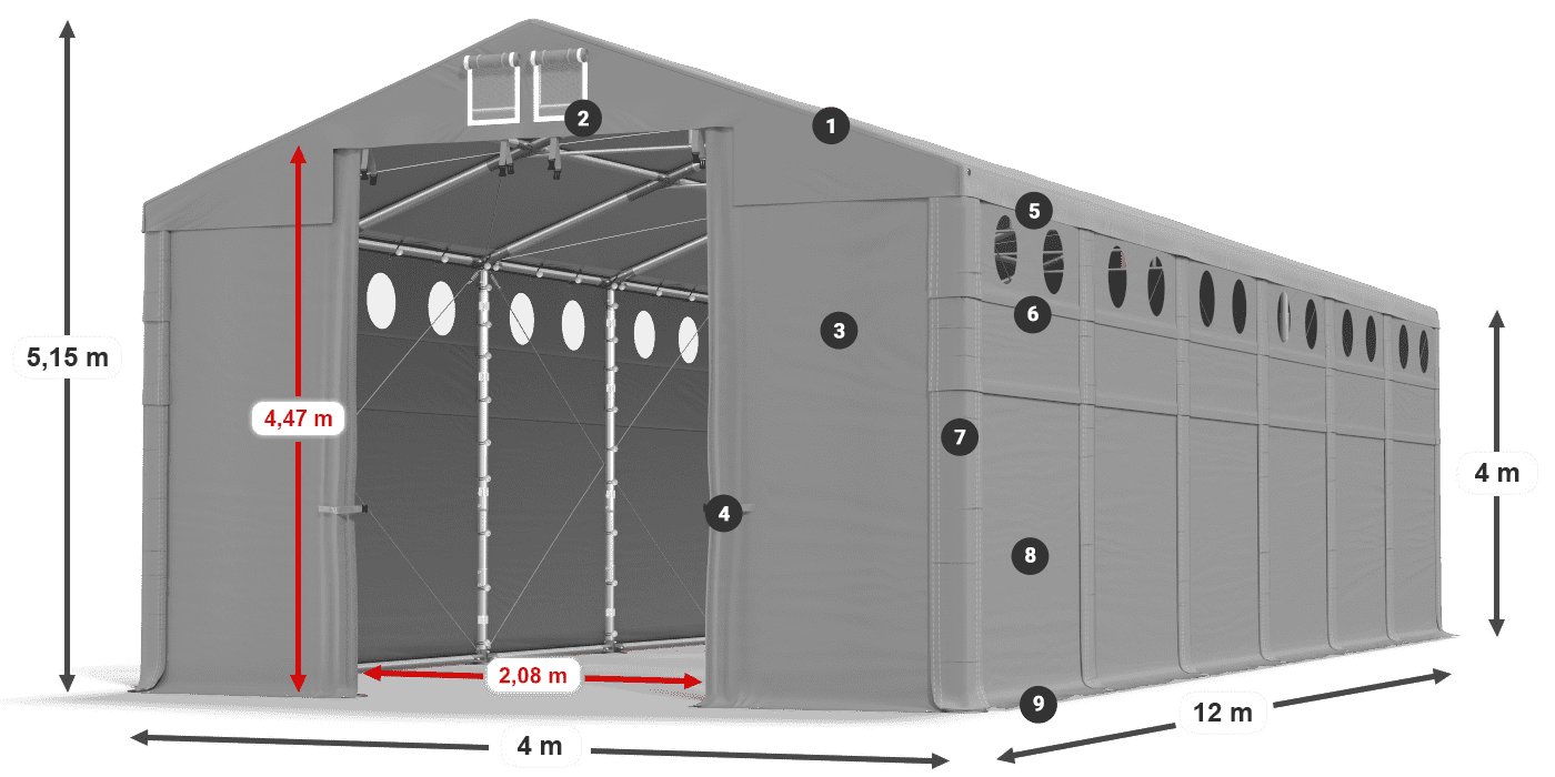 MFRO 620 PVC legenda 4 m