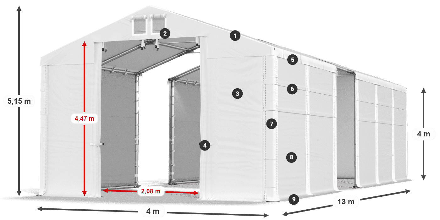 MFR 620 PVC legenda 4 m