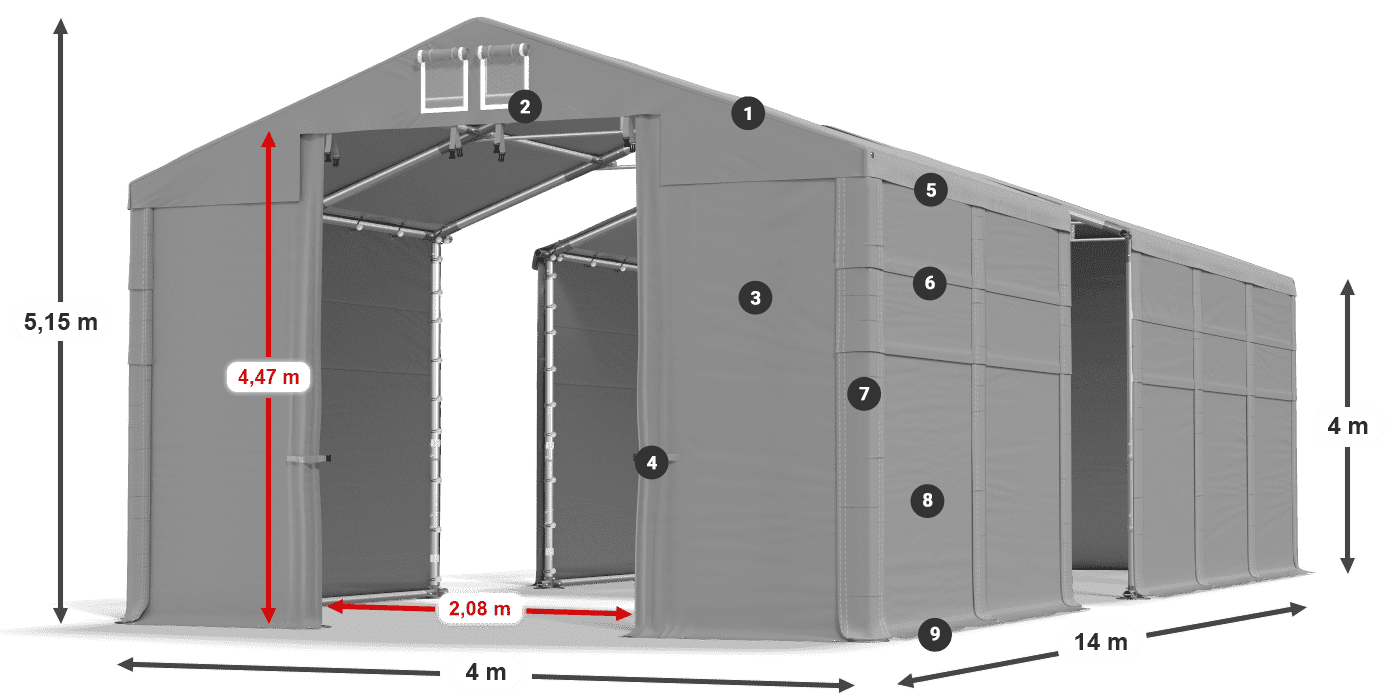 MFR 620 PVC legenda 4 m