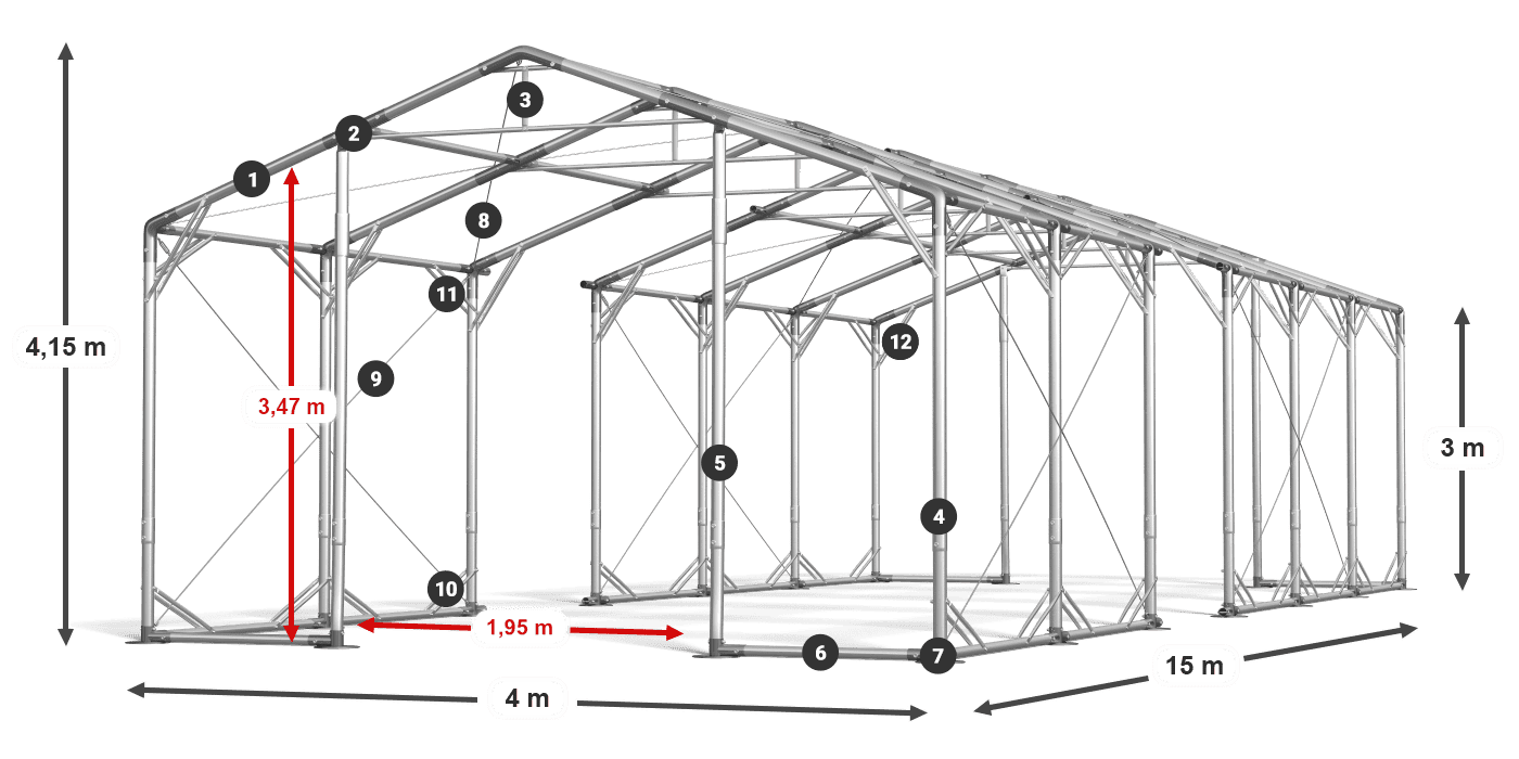 POLAR PLUS legenda 2,5m-4m
