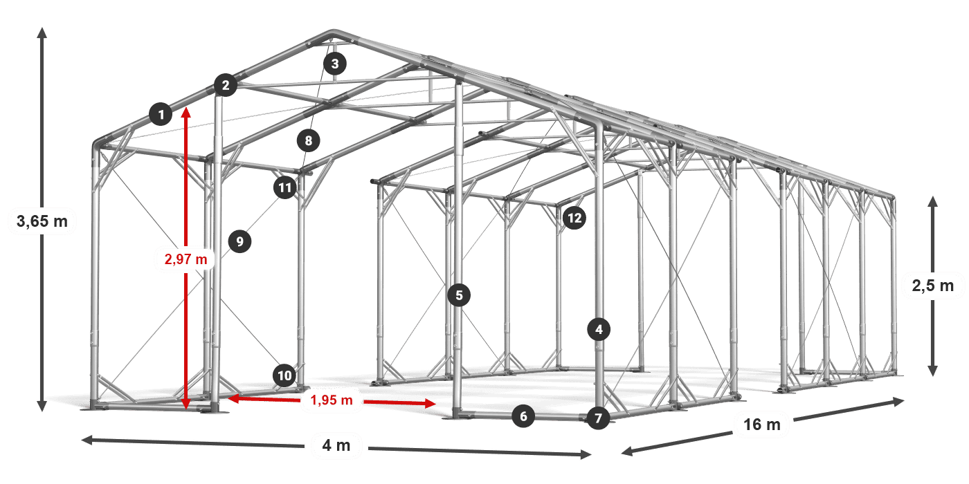 POLAR PLUS legenda 2,5m-4m