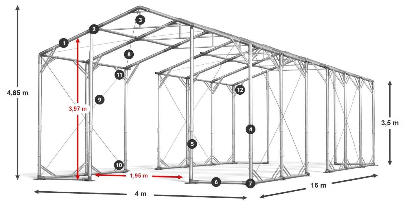 POLAR PLUS legenda 2,5m-4m