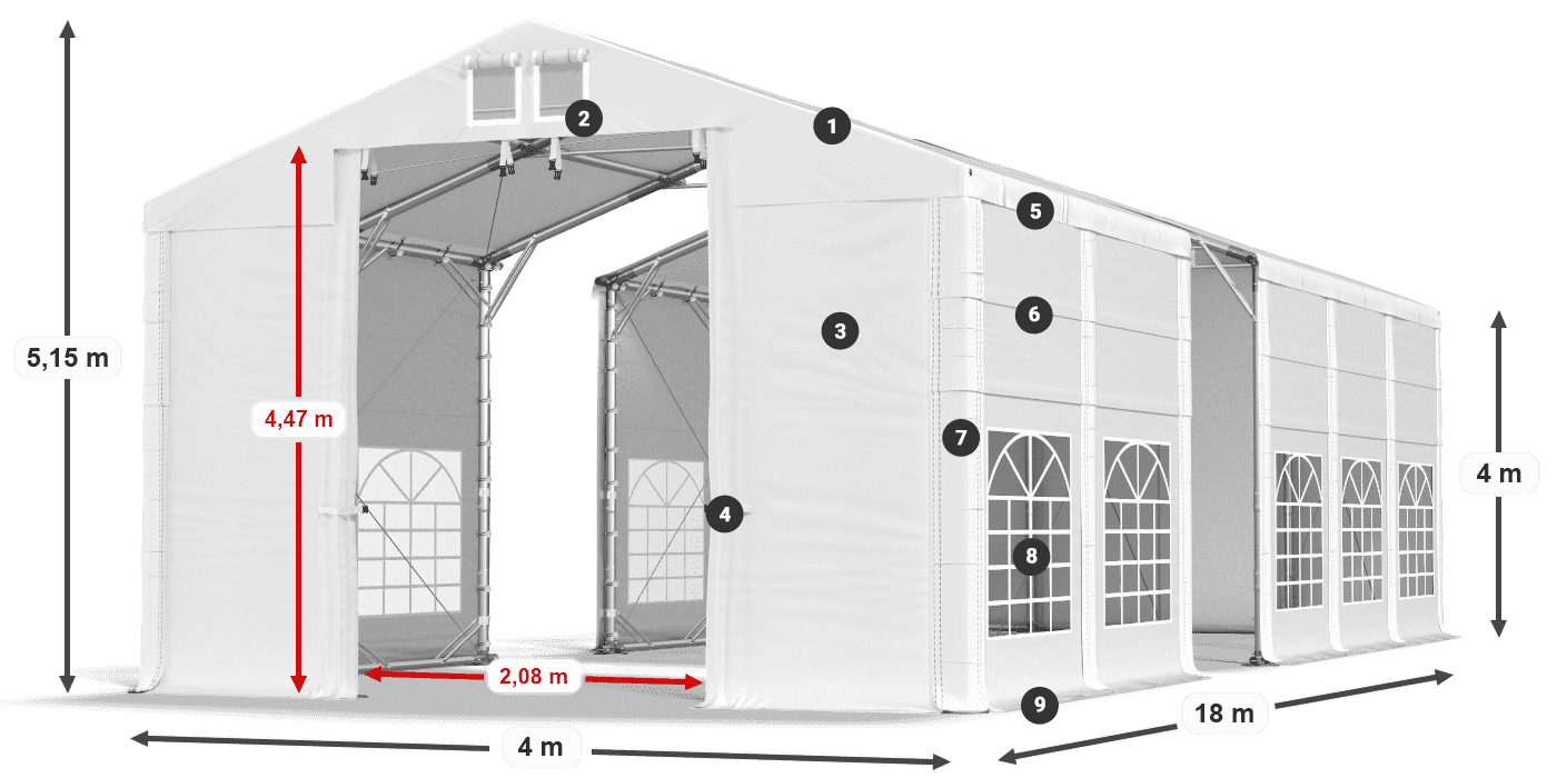 IFR 620 PVC legenda 4 m