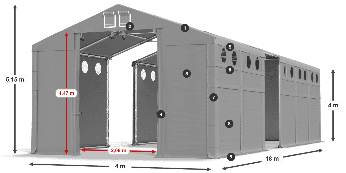 MFRO 620 PVC legenda 4 m