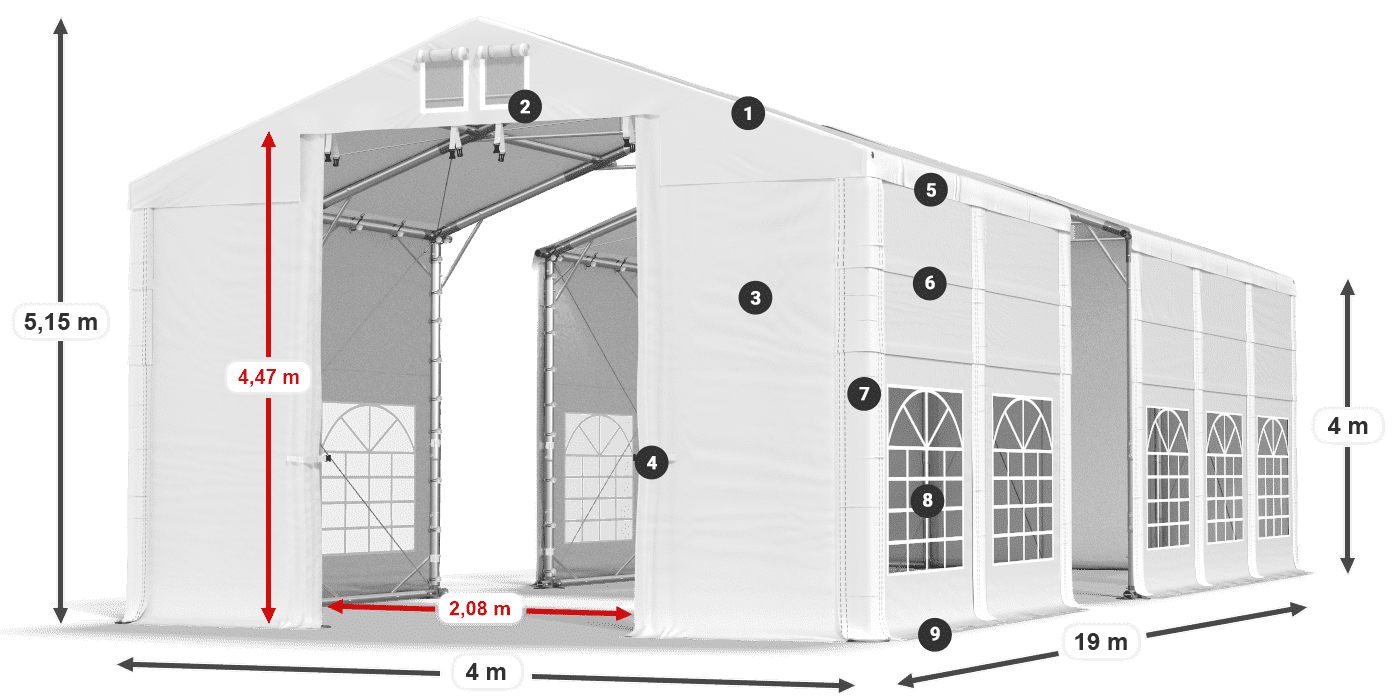 IMS 580 PVC legenda 4 m