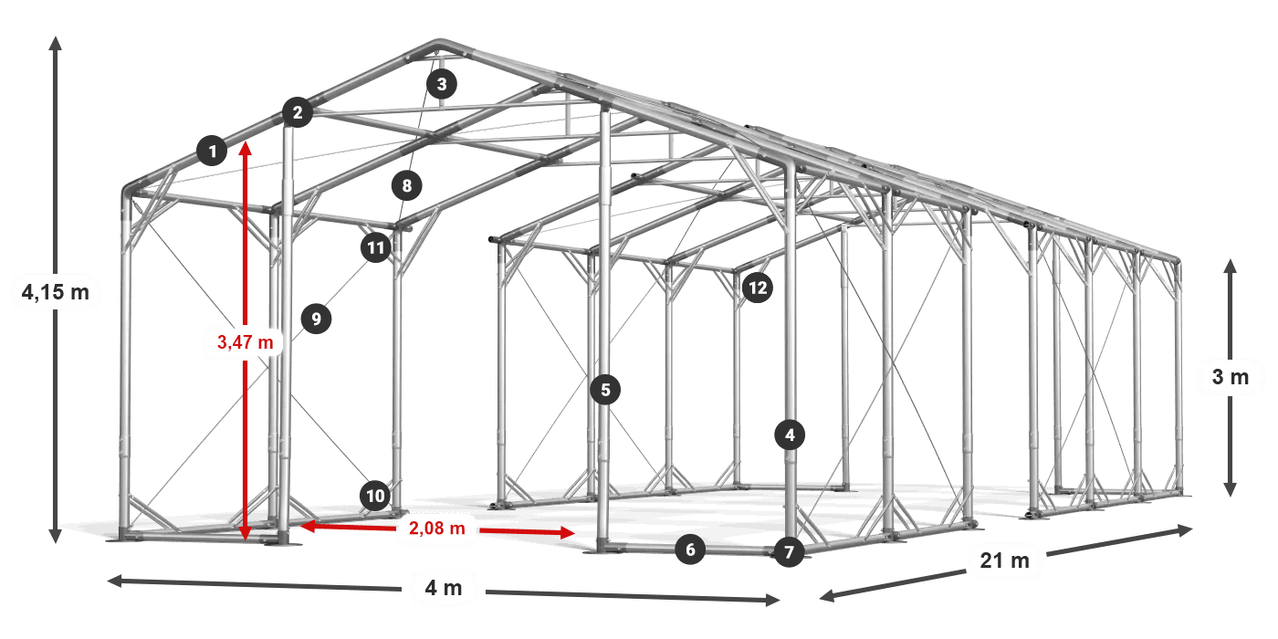 POLAR PLUS legenda 2,5m-4m