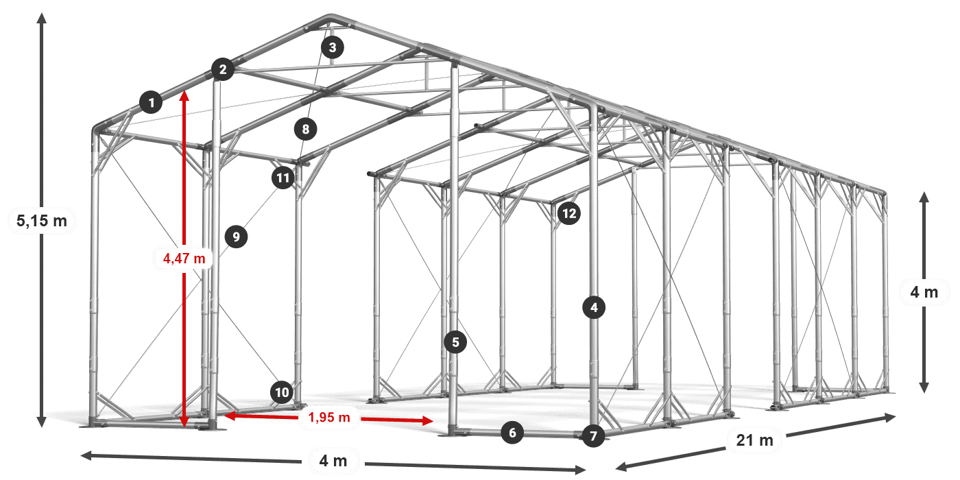 POLAR PLUS legenda 2,5m-4m