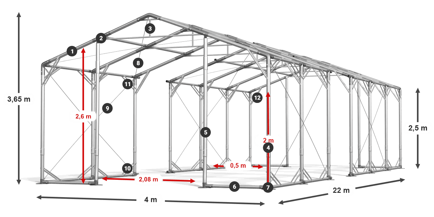 POLAR PLUS legenda 2,5m-4m