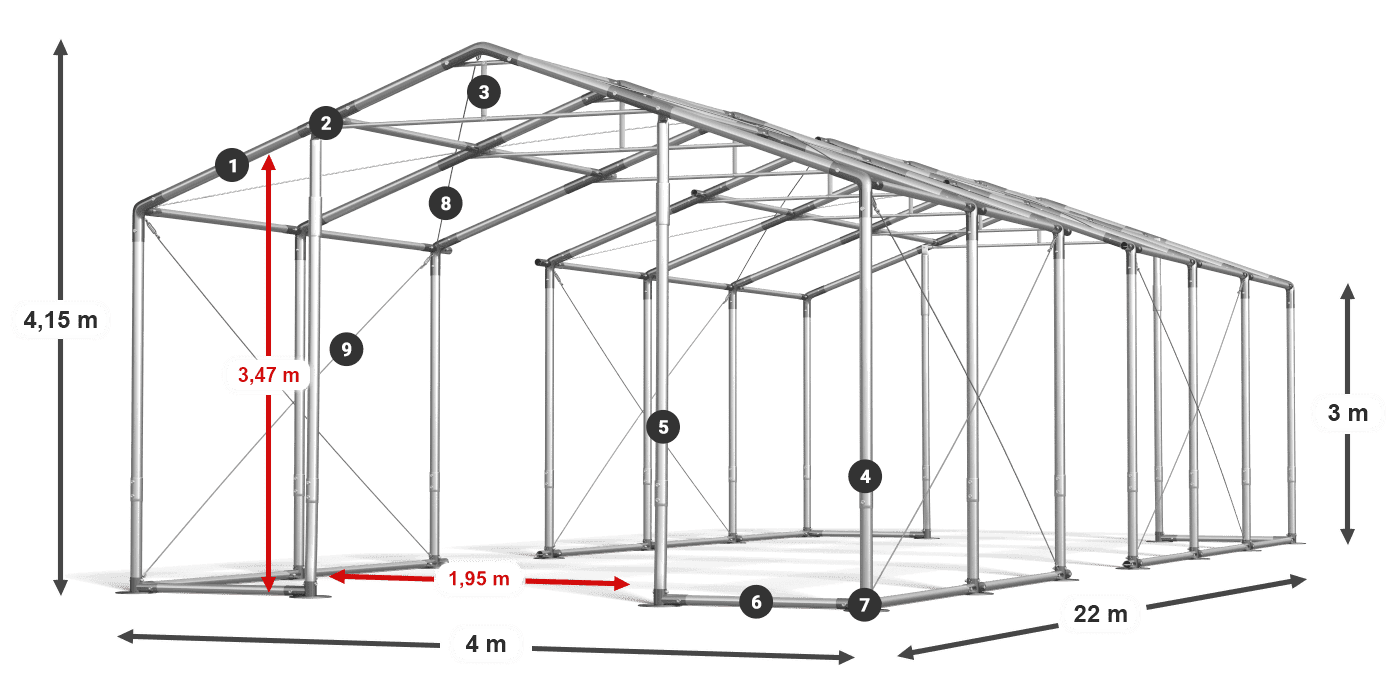 WINTER PLUS legenda 2,5m-4m