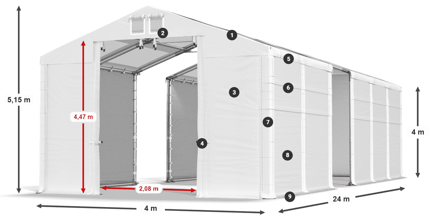 MMST 580 PVC legenda 4 m
