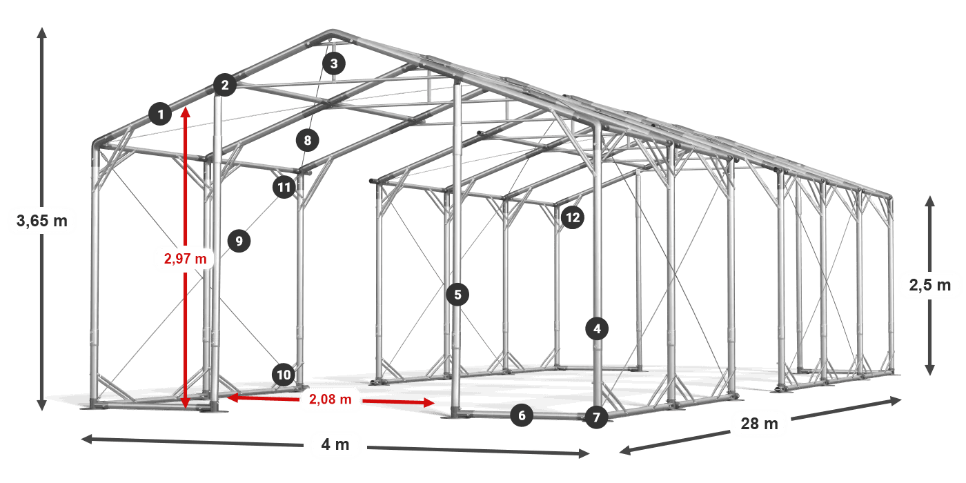 POLAR PLUS legenda 2,5m-4m
