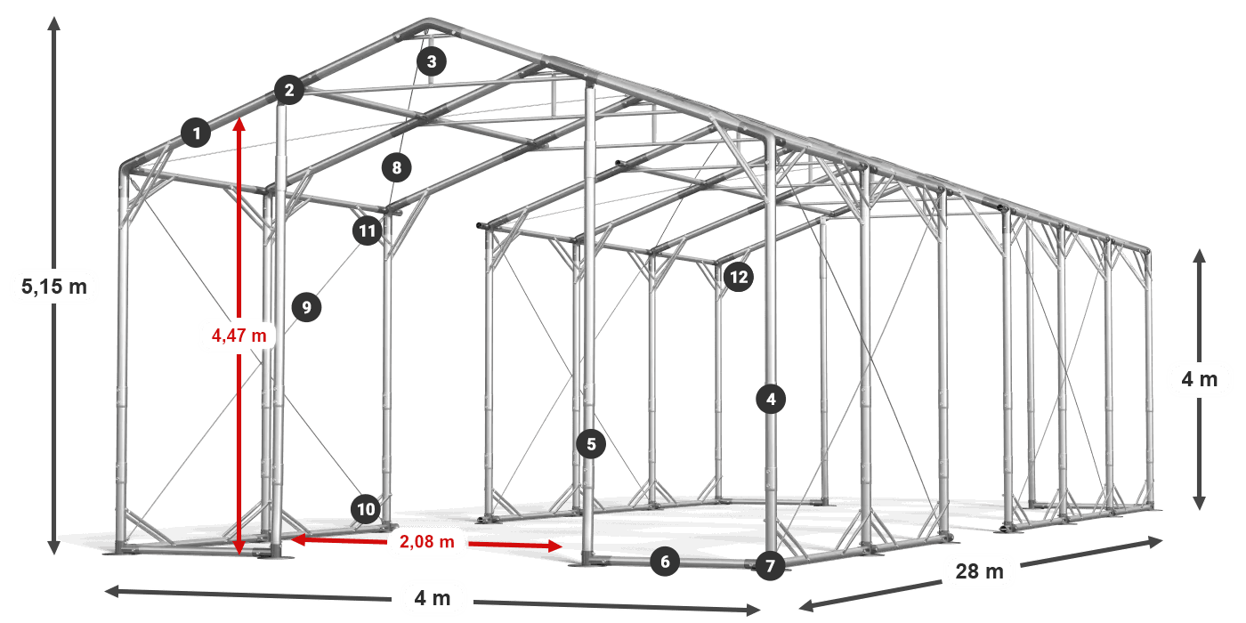 POLAR PLUS legenda 2,5m-4m