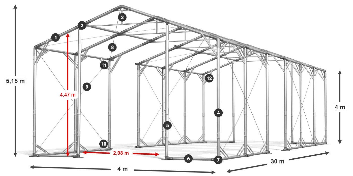 POLAR PLUS legenda 2,5m-4m