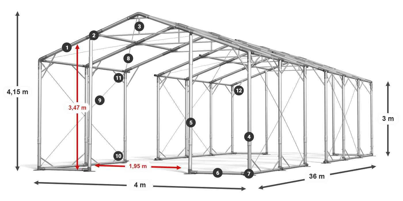 POLAR legenda 2,5m-4m