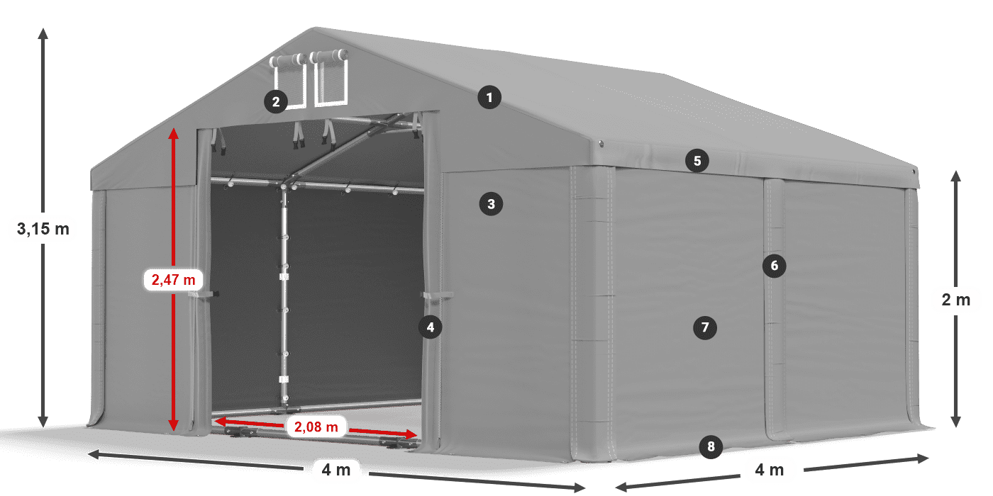 MFR 620 PVC legenda 2m