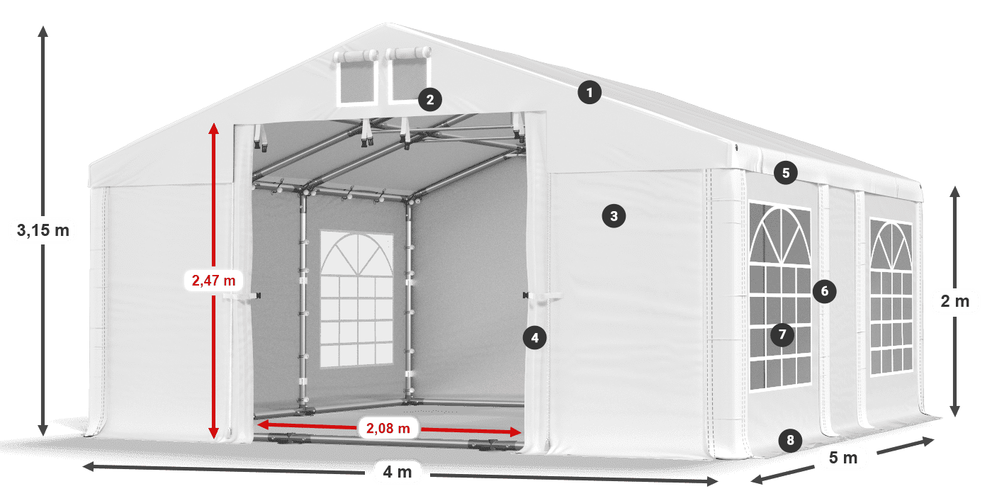 IMS 580 PVC legenda 2m