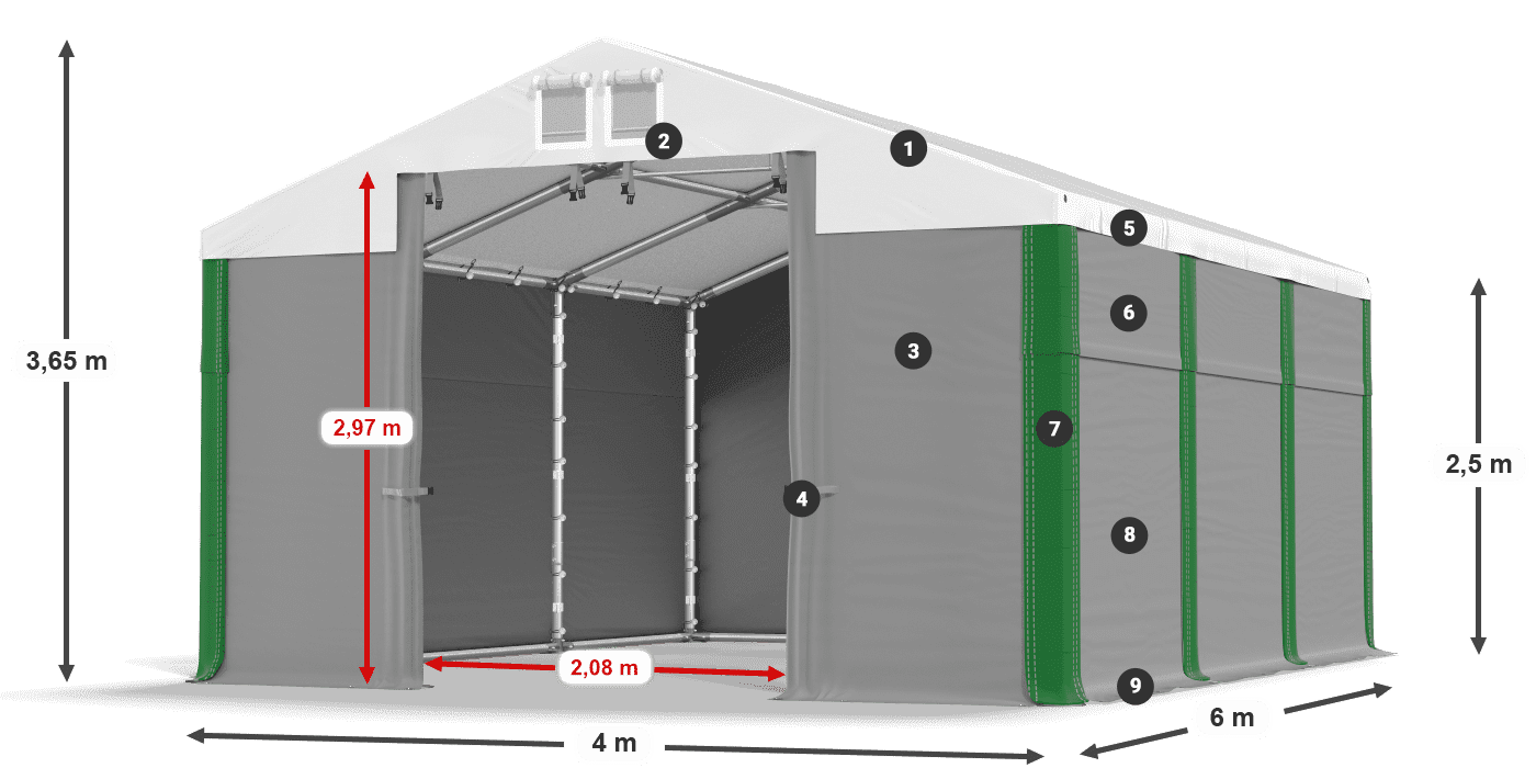MFR 620 PVC legenda 2,5 m