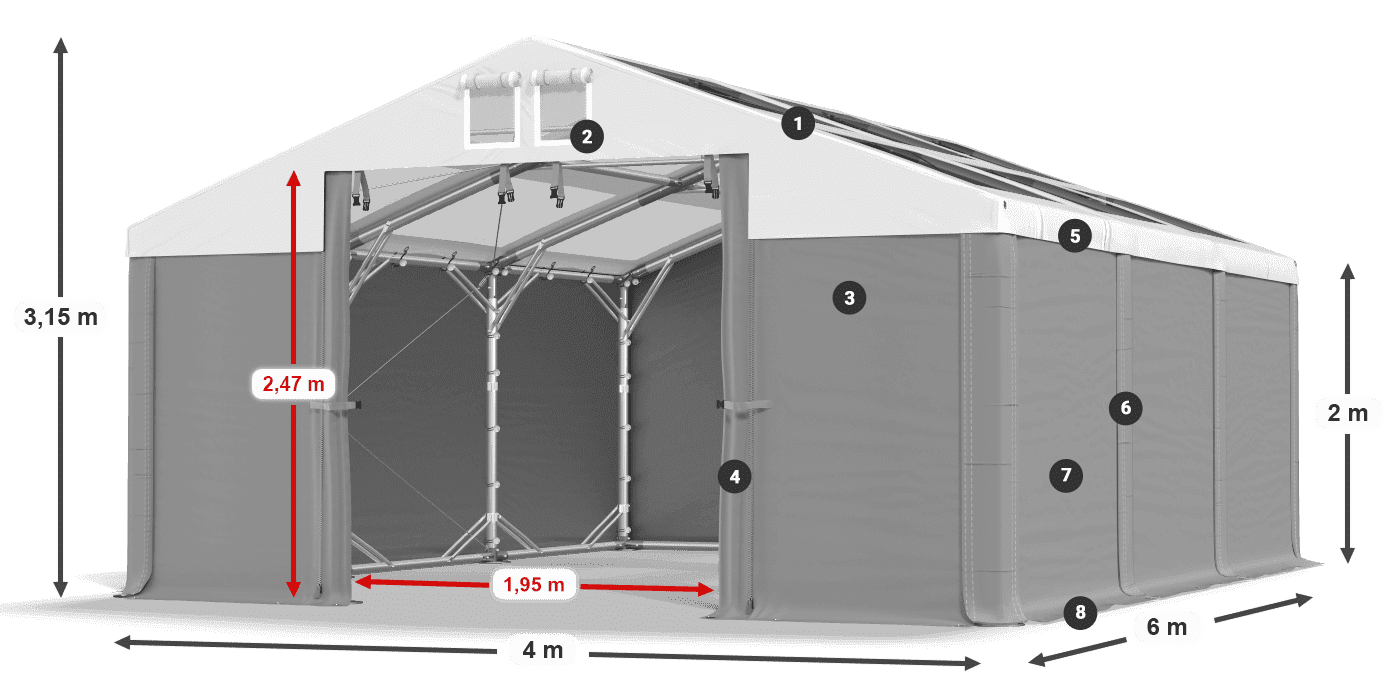 MMST 580 PVC legenda 2m