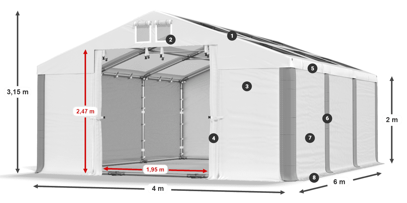 MMST 580 PVC legenda 2m