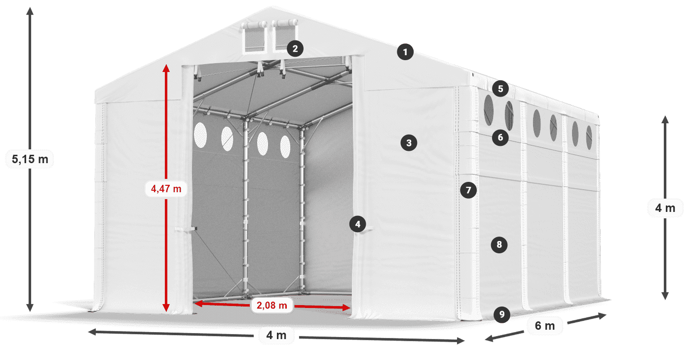MFRO 620 PVC legenda 4 m