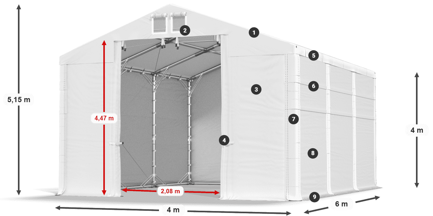 MFR 620 PVC legenda 4 m