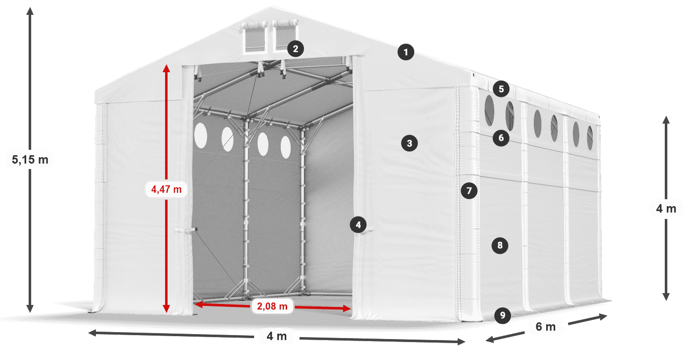 MFRO 620 PVC legenda 4 m