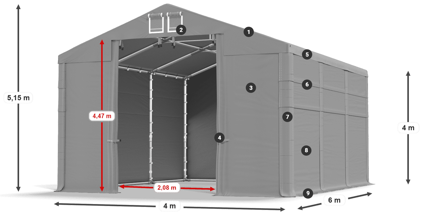 MFR 620 PVC legenda 4 m