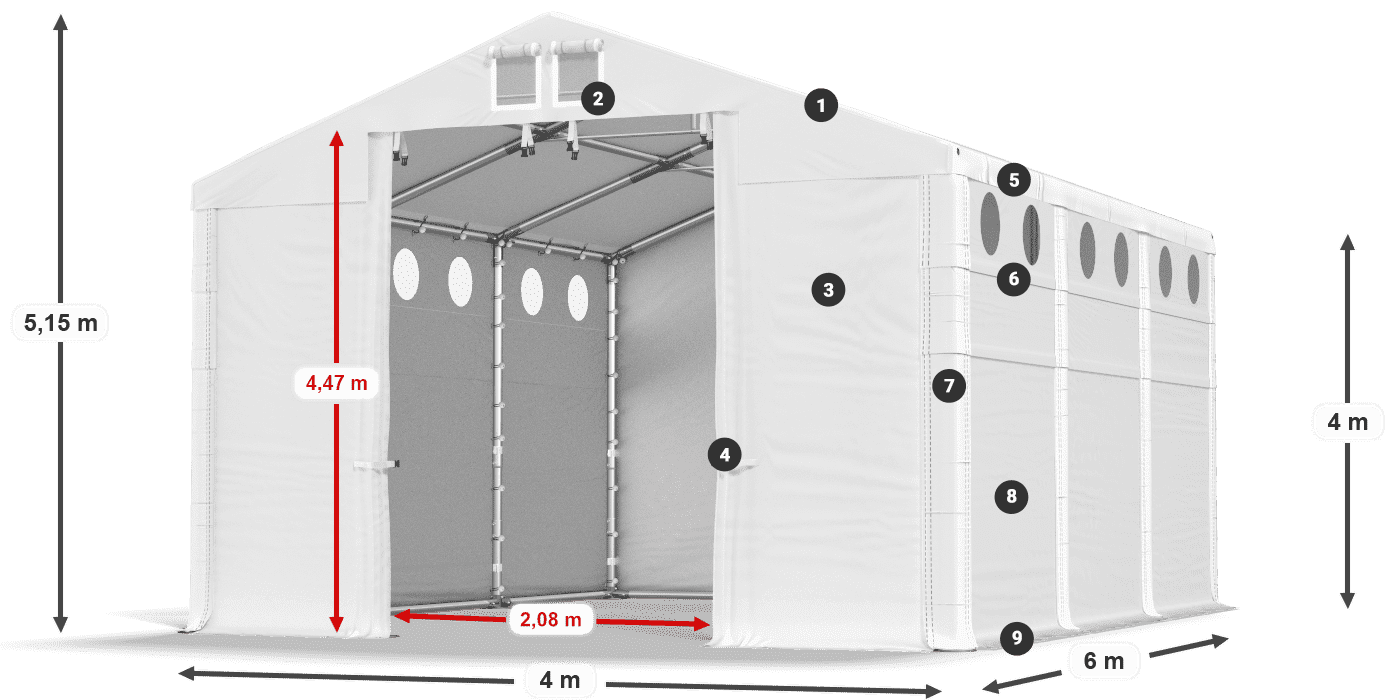 MFRO 620 PVC legenda 4 m