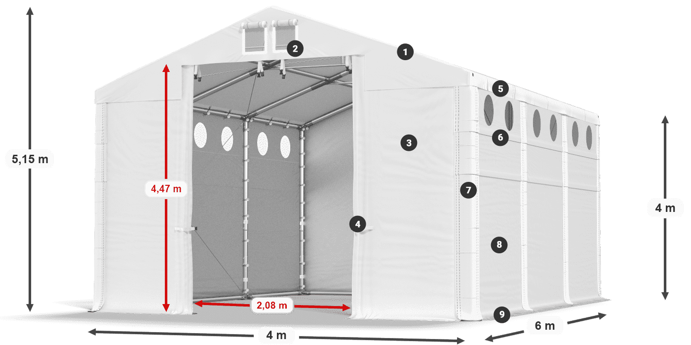 MFRO 620 PVC legenda 4 m