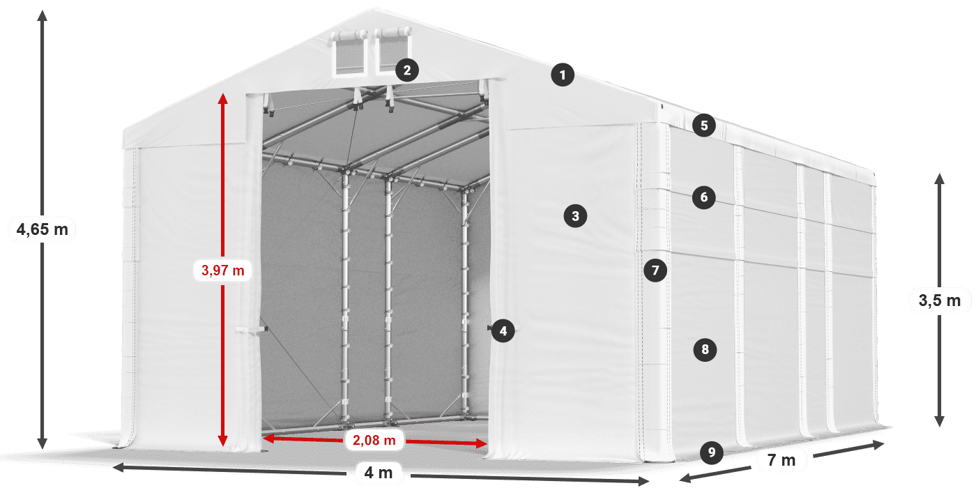 MFR 620 PVC legenda 3,5 m