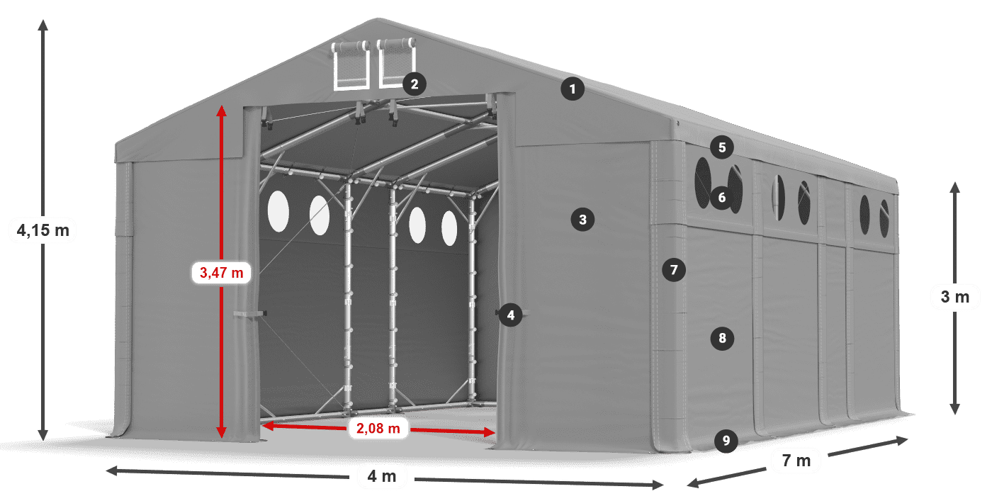 MFRO 620 PVC legenda 3 m