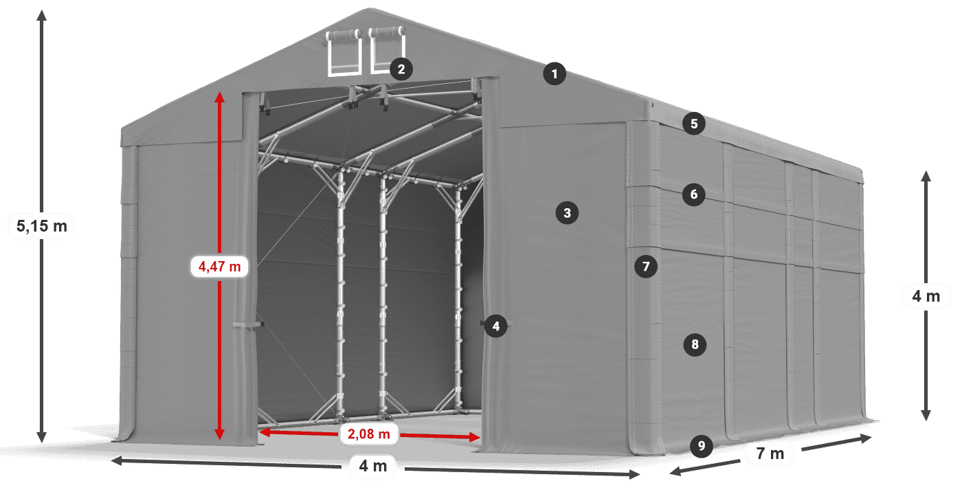 MFR 620 PVC legenda 4 m