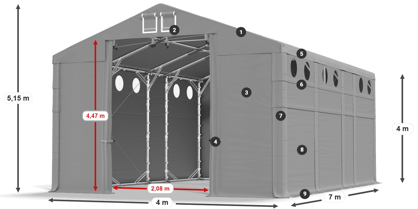 MFRO 620 PVC legenda 4 m