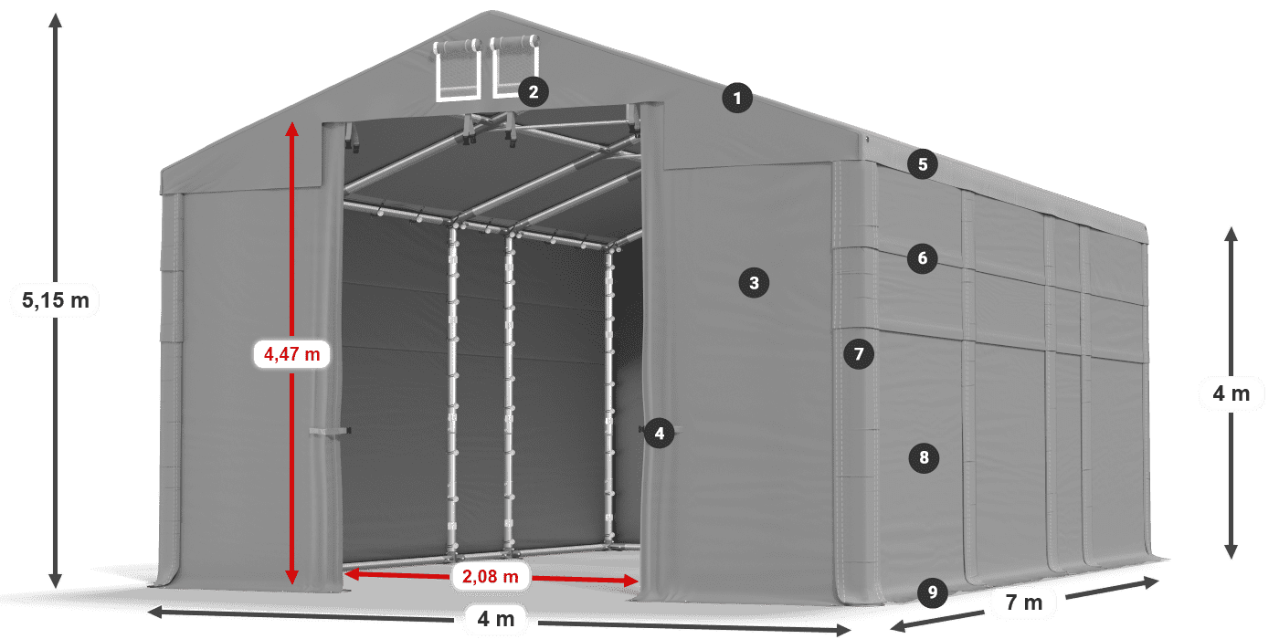 MFR 620 PVC legenda 4 m