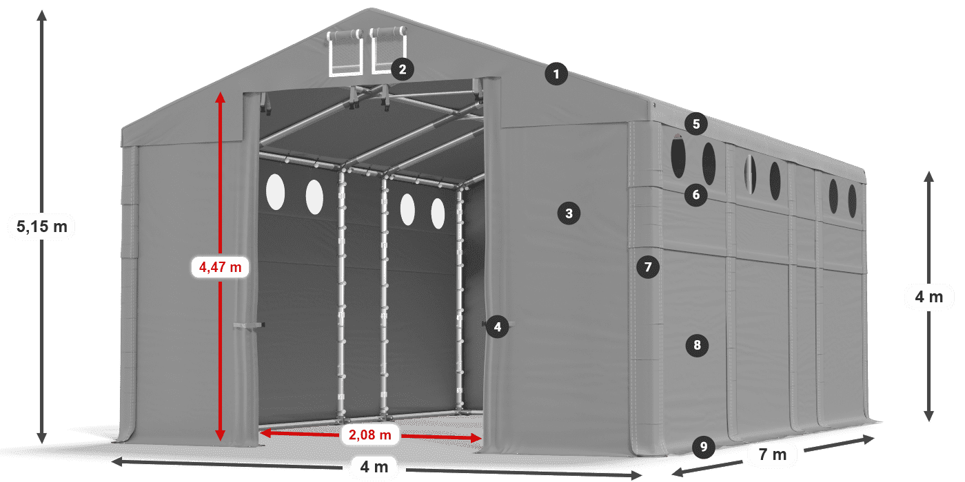 MFRO 620 PVC legenda 4 m