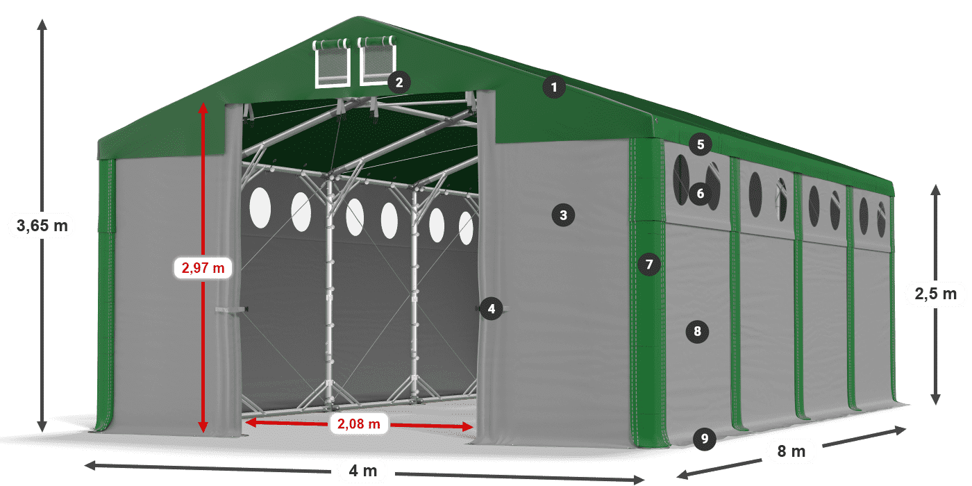 MSDO 560 PVC legenda 2,5 m