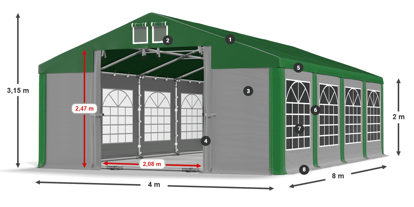 ISD 560 PVC legenda 2m