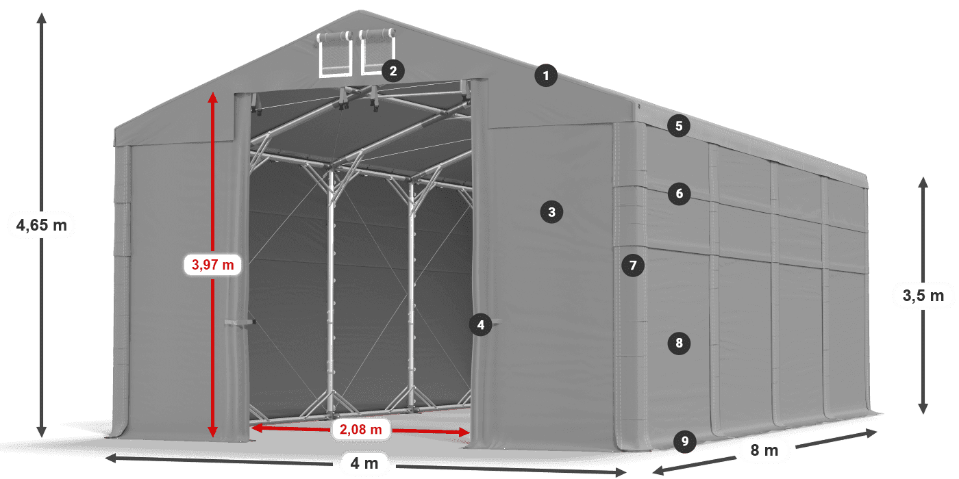 MFR 620 PVC legenda 3,5 m