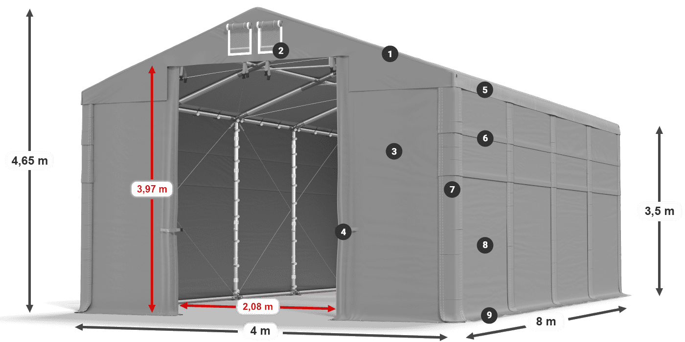 MFR 620 PVC legenda 3,5 m