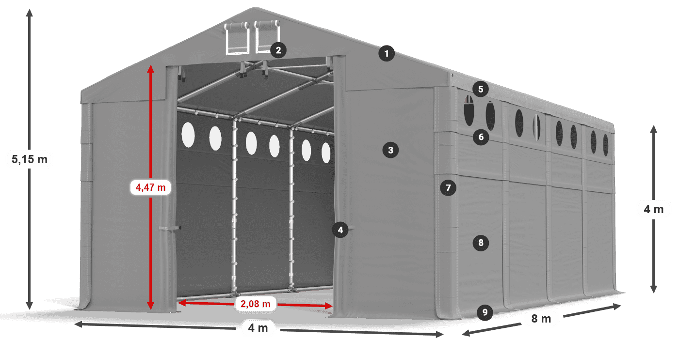 MSDO 560 PVC legenda 4 m