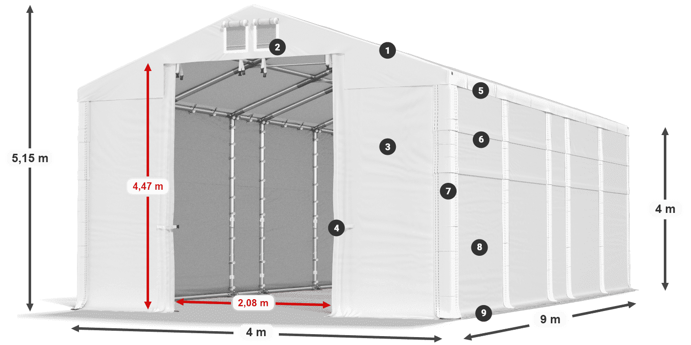 MFR 620 PVC legenda 4 m