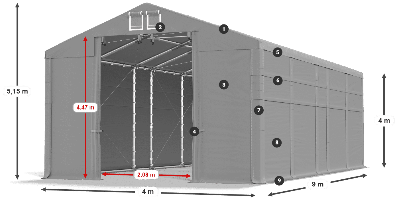 MFR 620 PVC legenda 4 m